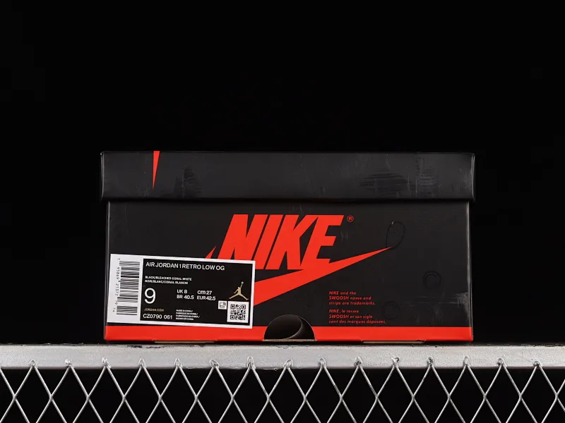 All categories Air Jordan Jordan series basketball shoes Air Jordan 1 Low pure original version Air Jordan 1 Low OG "Bleached Coral" AJ1 Joe 1 black pink toe full head layer low-top basketball shoes CZ0790-061
